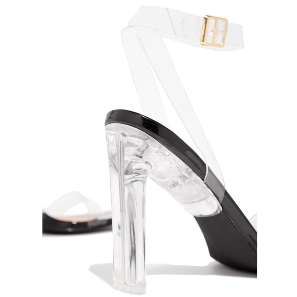 Black Clear High Heels - Picture 4 of 7